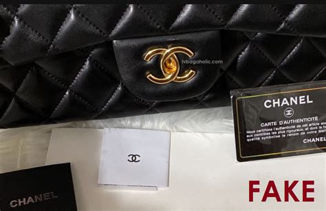 fake chanel bags black and white|authenticity card chanel.